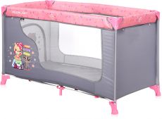 Дитячий манеж Lorelli Moonlight 1 Layer pink travelling